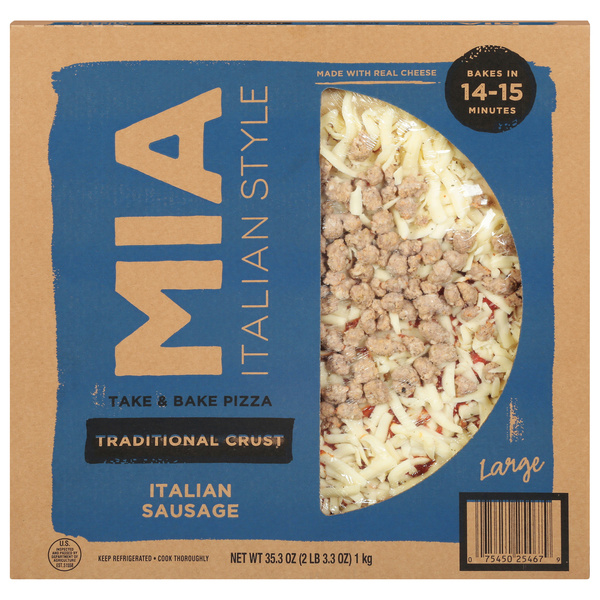 Mia Italian Take & Bake Pizza Large Traditional Crust Italian