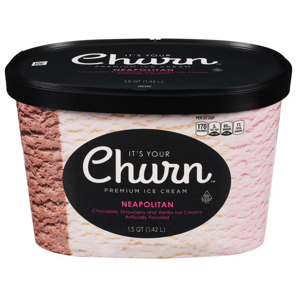 It's Your Churn Neapolitan Premium Ice Cream | Hy-Vee Aisles