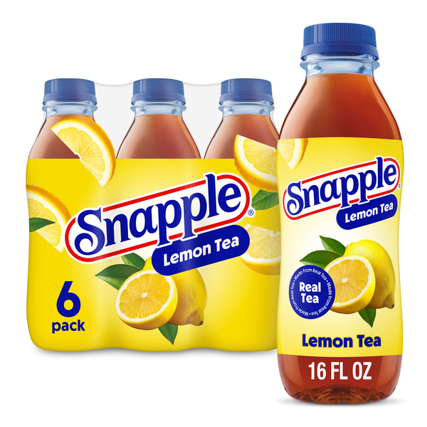 Snapple Lemon Tea, 16 fl oz bottle, 6 pack | Hy-Vee Aisles Online