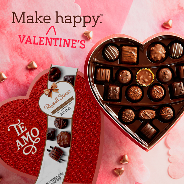 Russell Stover Te Amo Valentine's Day Assorted Milk & Dark