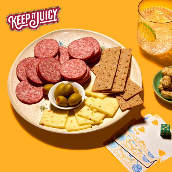 Johnsonville Jalapeno and Cheddar Pork Summer Sausage Slices 10oz