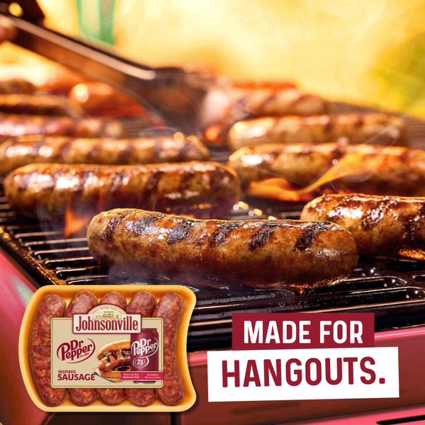 Johnsonville Uncooked Natural Casing Dr Pepper Bratwurst Pork