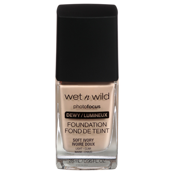 Wet n Wild PhotoFocus 1111519 Soft Ivory Dewy Foundation 0.95 fl