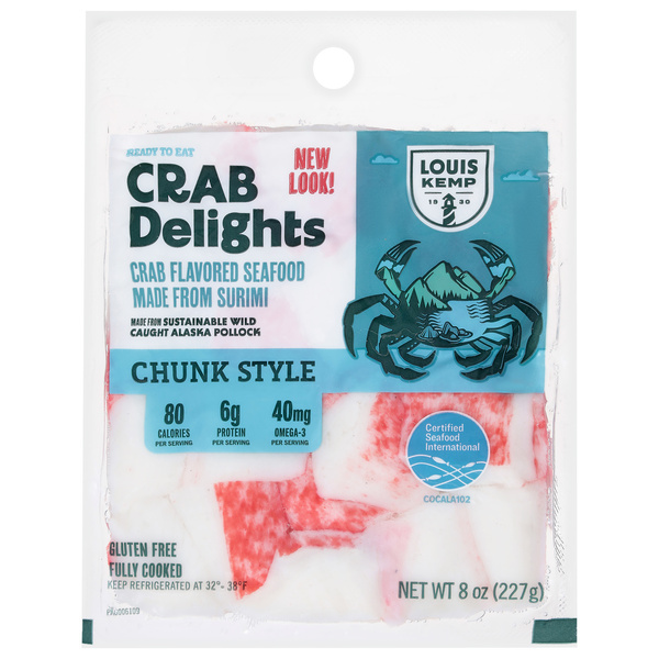Louis Kemp Crab Delights Chunk Style Imitation Crab Meat