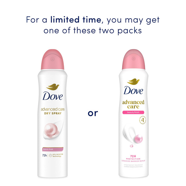 Dove Advanced Care Antiperspirant Deodorant Spray Beauty Finish