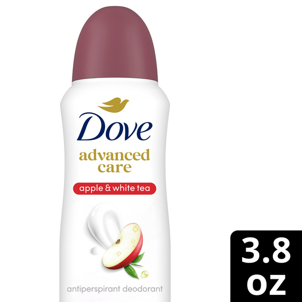 Dove Advanced Care Dry Spray Antiperspirant Deodorant, Apple & White Tea