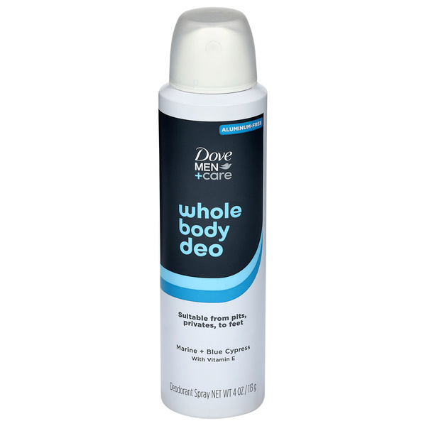 Dove Men+Care Whole Body Deodorant Marine + Blue Cypress