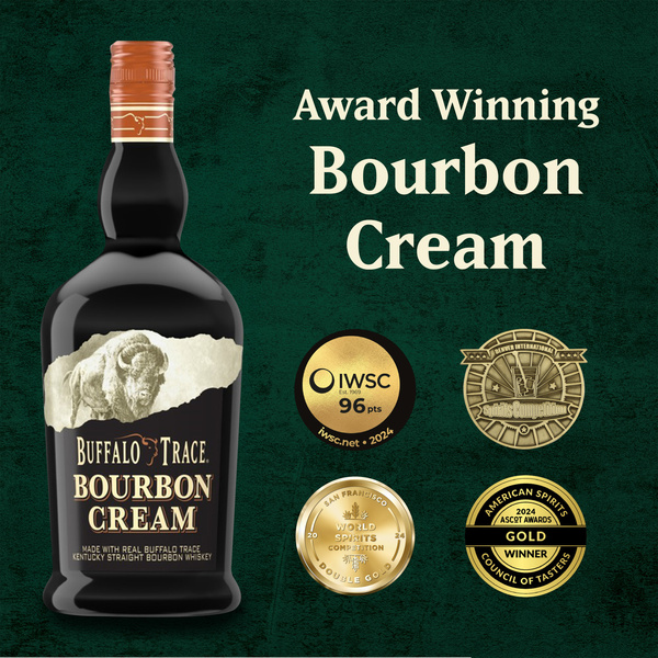 Buffalo Trace Distillery Bourbon Cream Liqueur, 750ml, 30 Proof
