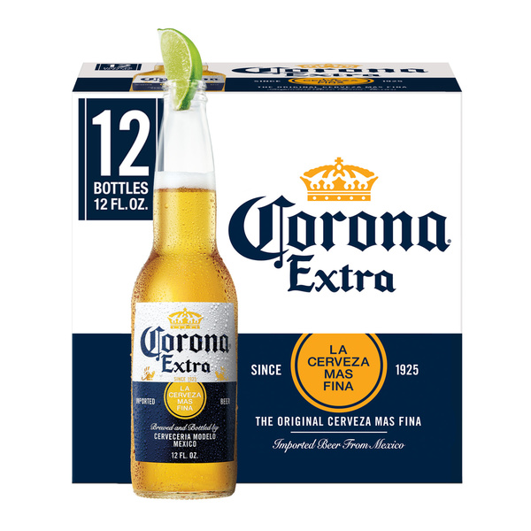 Corona Extra Mexican Lager Import Beer, 12 pk 12 fl. oz. Bottles