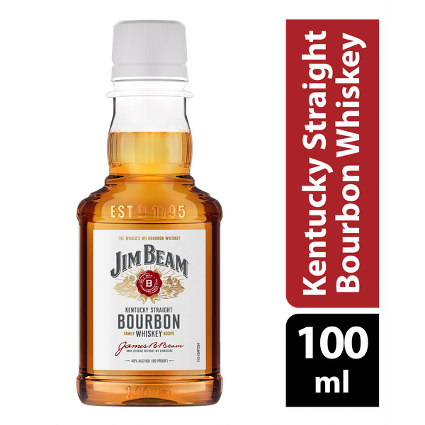 Jim Beam Kentucky Straight 4L 2 本セット Jim Beam Kentucky Straight Bourbon Whiskey 100 ml | Hy-Vee Aisles