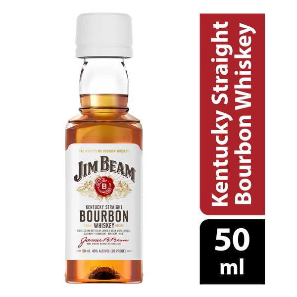 Jim Beam Kentucky Straight Bourbon Whiskey 50 ml | Hy-Vee Aisles