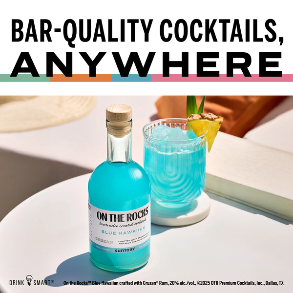 Otr-On the Rocks Blue Hawaiian with Cruzan Rum Limited Release