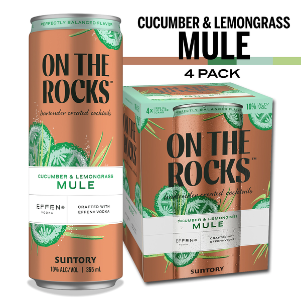 Otr-On the Rocks Cucumber & Lemongrass Carbonated Ginger Moscow