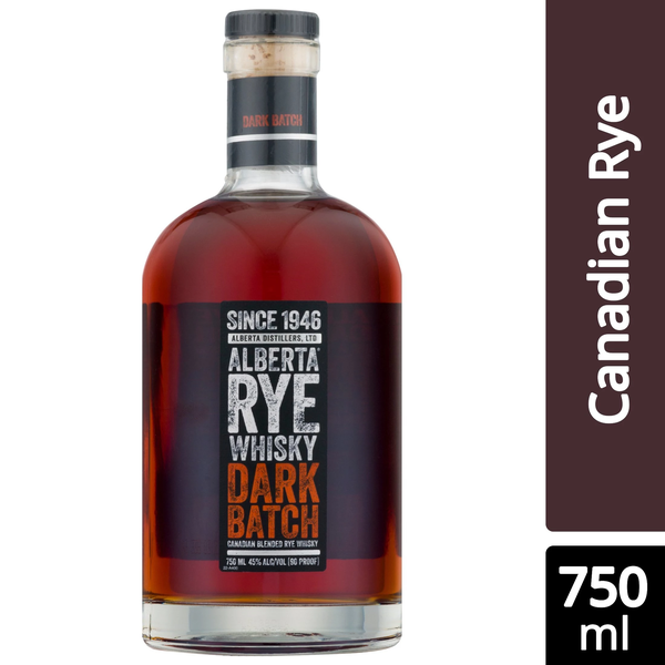 アルバータプレミアム　アルバータダークバッチ Alberta Premium Dark Batch Rye Canadian Whisky 750 ml | Hy-Vee