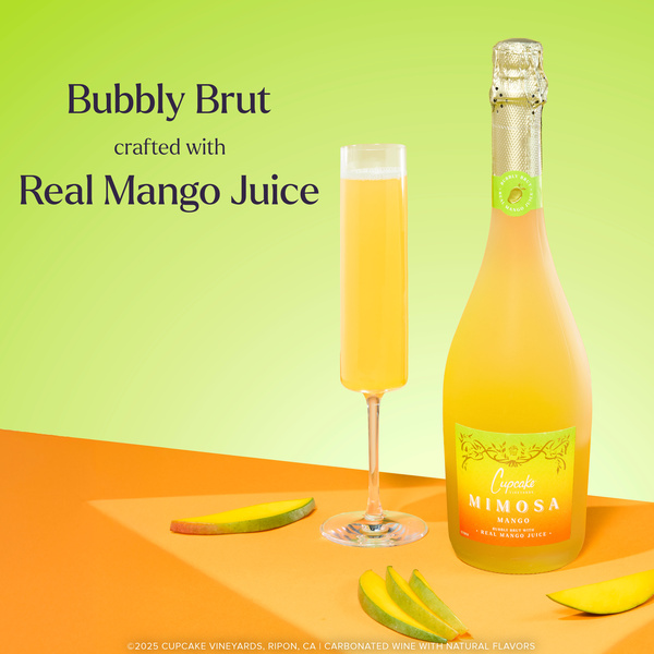 Cupcake Vineyards Mango Mimosa, Mango Flavored Wine, 750ml | Hy