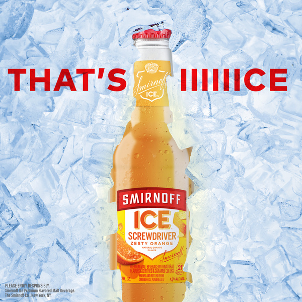 Smirnoff Ice Screwdriver, 6 pack Bottles, 11.2 fl oz, 4.5% ABV