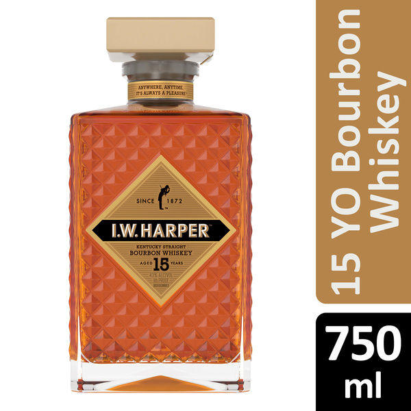 I.W. Harper 15 Year Old Kentucky Straight Bourbon Whiskey, 750 mL