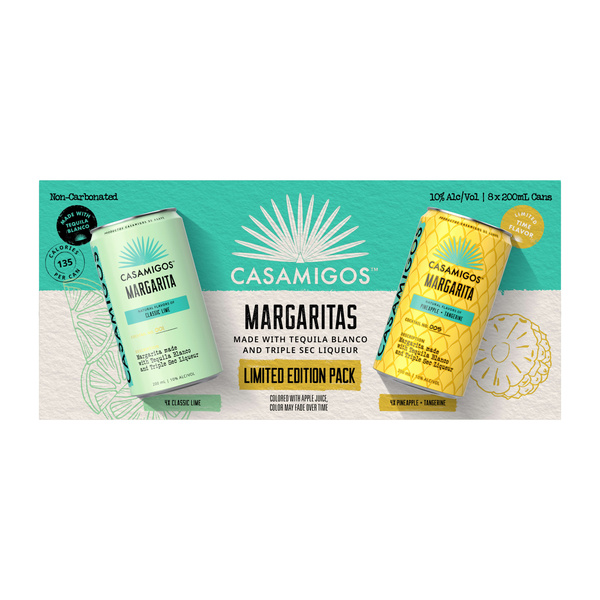 Casamigos Classic Lime & Pineapple + Tangerine Margaritas Limited