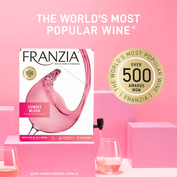 Franzia Sunset Blush Box | Hy-Vee Aisles Online Grocery Shopping