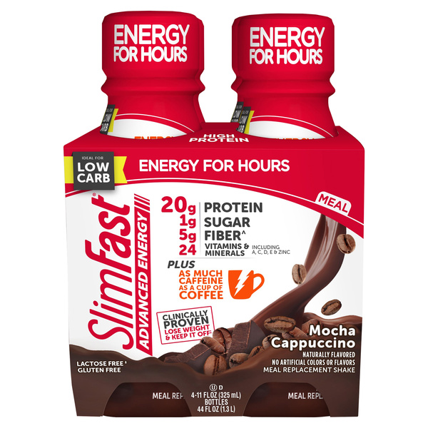 SlimFast Advanced Nutrition Slim Cafe Mocha Cappuccino Meal