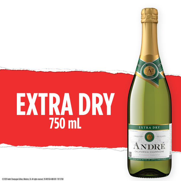 Andre Extra Dry Champagne Sparkling Wine 750ml | Hy-Vee Aisles