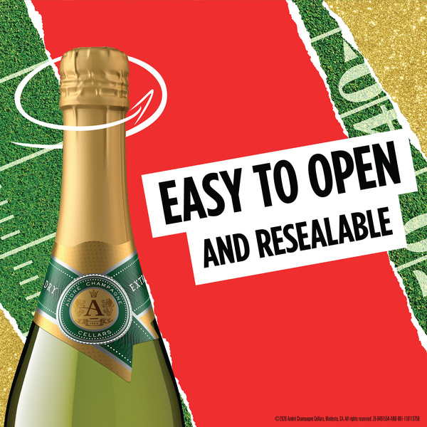 Andre Extra Dry Champagne Sparkling Wine 750ml | Hy-Vee Aisles