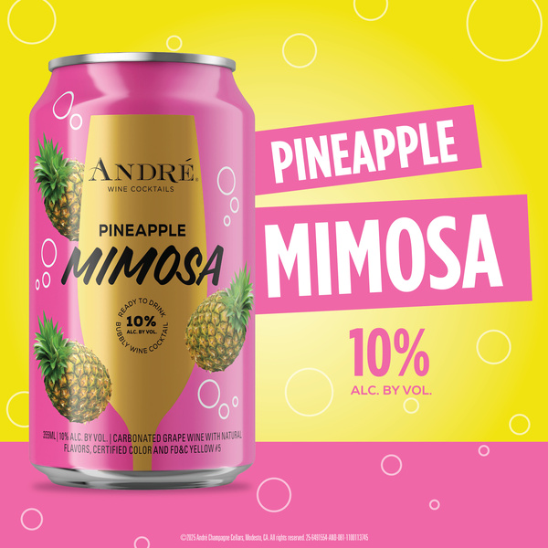 Andre Ready To Drink Pineapple Mimosa Sparkling Wine | Hy-Vee