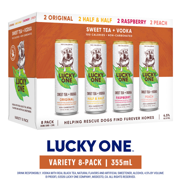 Lucky One Sweet Tea and Vodka Variety 8Pk | Hy-Vee Aisles Online