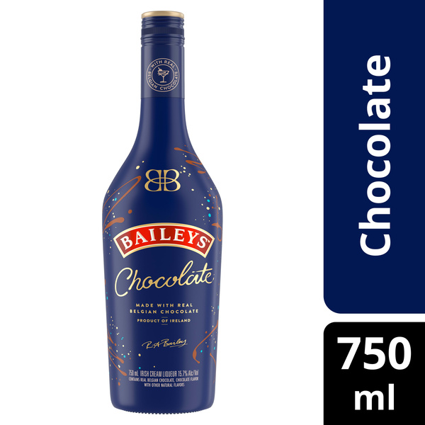 Baileys Chocolate Irish Cream Liqueur, 750 mL | Hy-Vee Aisles