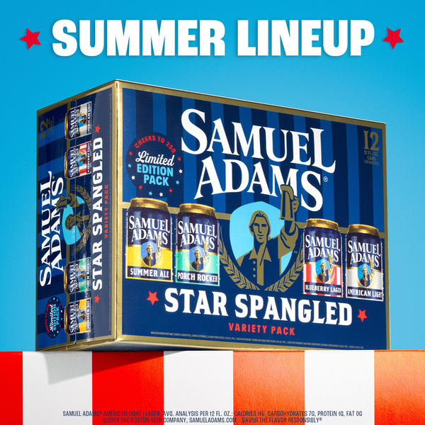 Samuel Adams Star Spangled Seasonal Variety Pack (12 fl. oz. Can