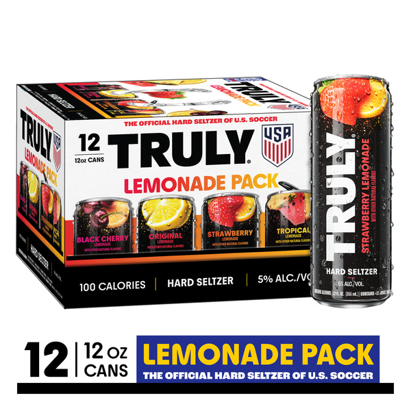 TRULY Hard Seltzer Lemonade Variety Pack (12 fl. oz. Can, 12pk