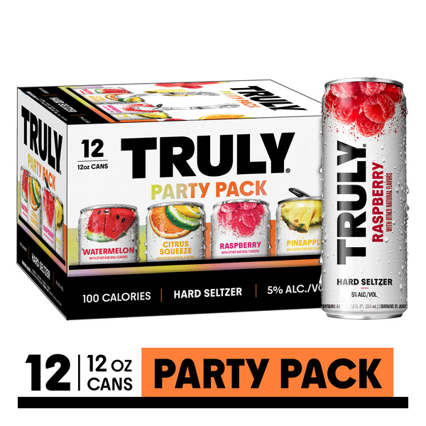 TRULY Hard Seltzer Party Pack Variety (12 fl. oz. Can, 12pk.) | Hy