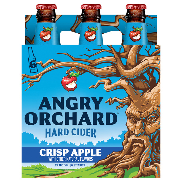 Angry Orchard Crisp Apple Hard Cider, Spiked 6pk | Hy-Vee Aisles