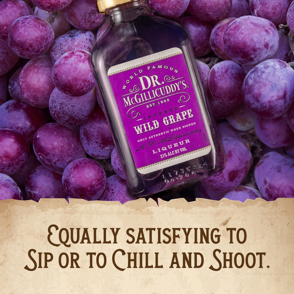 Dr. McGillicuddy's Wild Grape Liqueur, 750ml Bottle, 42 Proof | Hy