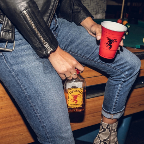 Fireball Adult Trick or Treat Bag – 15 x 50ml Shooters, 66 Proof