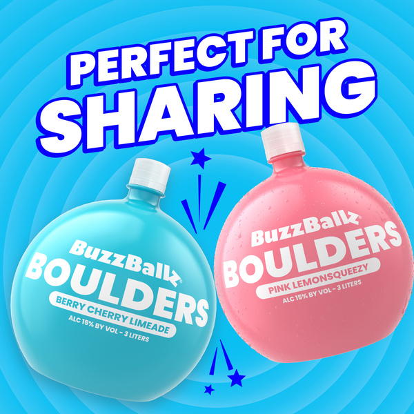 BuzzBallz Boulders Pink Lemonsqueezy Cocktail, 3l, 30 Proof (15