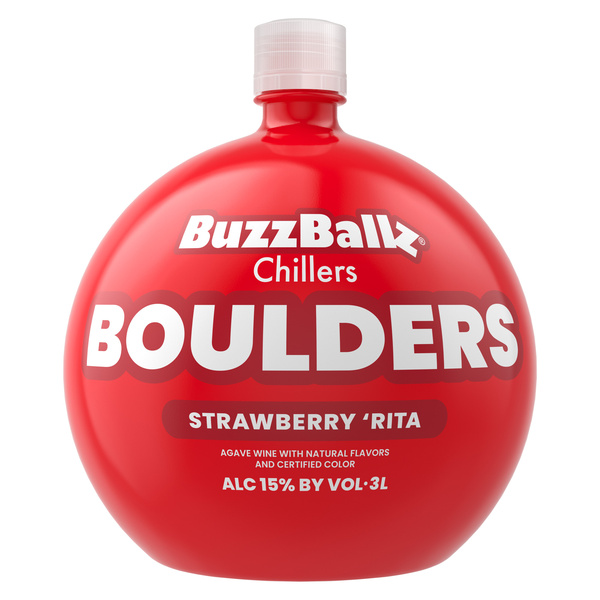 BuzzBallz Boulders Strawberry Rita Chiller, 3l, 30 Proof (15% ABV
