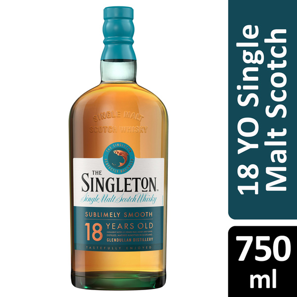 The Singleton of Glendullan 18 Year Old Single Malt Scotch Whisky