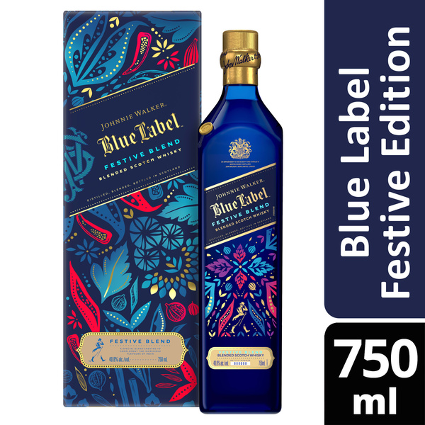 Johnnie Walker Blue Label Festive Blend Limited Edition Design