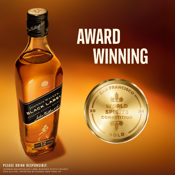Johnnie Walker Black Label Blended Scotch Whisky, 750 mL | Hy-Vee