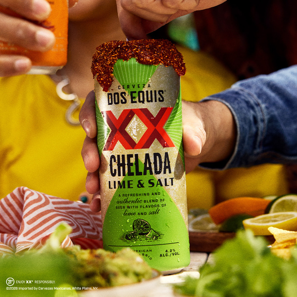 Dos Equis Chelada Lime & Salt Mexican Lager Beer, 12 Pack, 12 fl