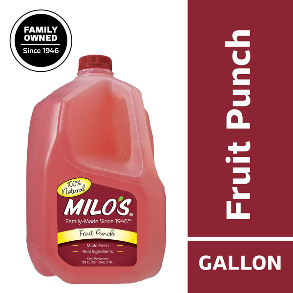 Milo's Fruit Punch - 128 fl oz | Hy-Vee Aisles Online Grocery Shopping