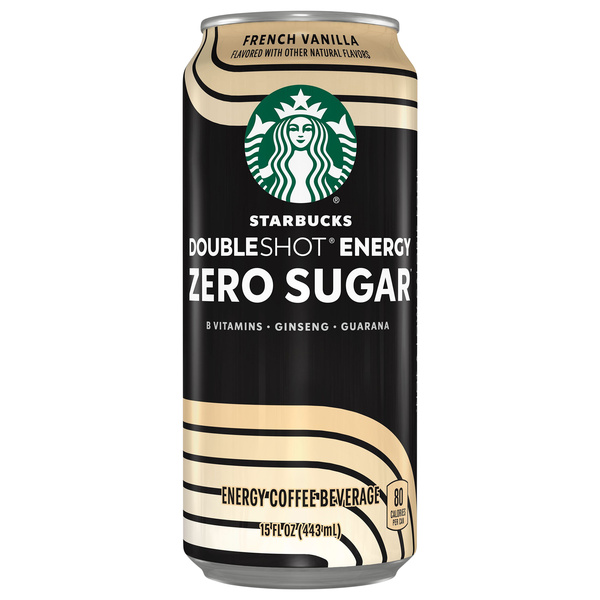 Starbucks Doubleshot Zero Sugar Energy Coffee Beverage, French