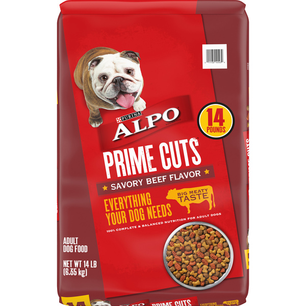Purina Alpo Prime Cuts Savory Beef Flavor Dog Food | Hy-Vee Aisles