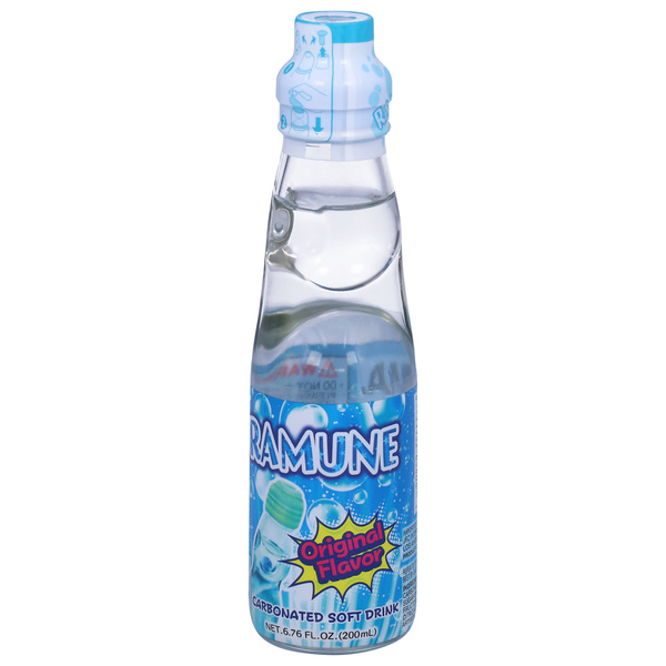Ramune Carbonated Original Flavor Soft Drink 6.76 fl oz | Hy-Vee
