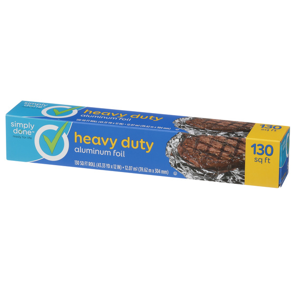 Simply Done Heavy Duty Aluminum Foil 130 Sq Ft | Hy-Vee Aisles