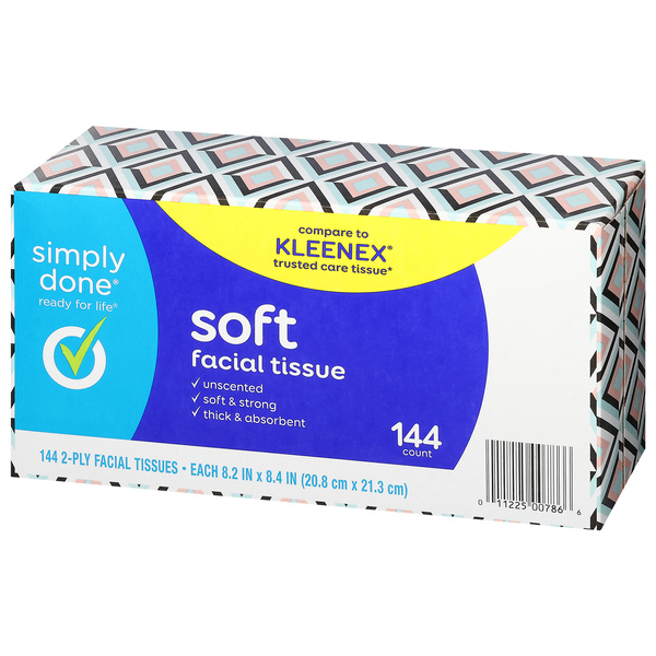 Simply Done Soft Facial Tissue | Hy-Vee Aisles Online Grocery Shopping