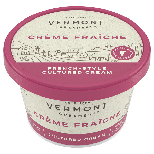 Vermont Creamery Creme Fraiche French-Style Cultured Cream | Hy