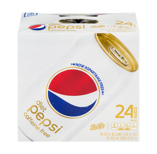 Diet Pepsi Caffeine Free 24 Pack | Hy-Vee Aisles Online Grocery