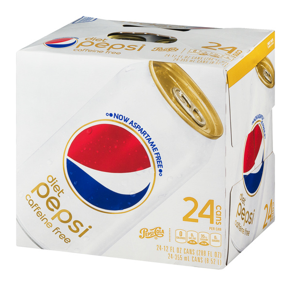 Diet Pepsi Caffeine Free 24 Pack | Hy-Vee Aisles Online Grocery